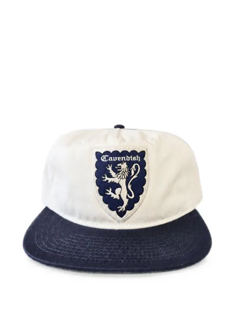 Cavendish logo-patch baseball cap White CAVHAT5031