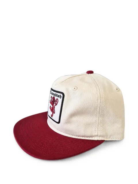 Cavendish logo-patch panelled cap Neutrals CAVHAT5032