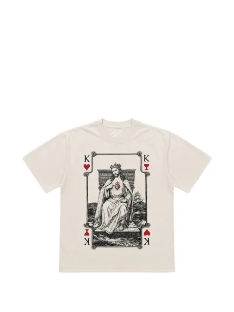 Melt graphic-print T-shirt Neutrals MS5445