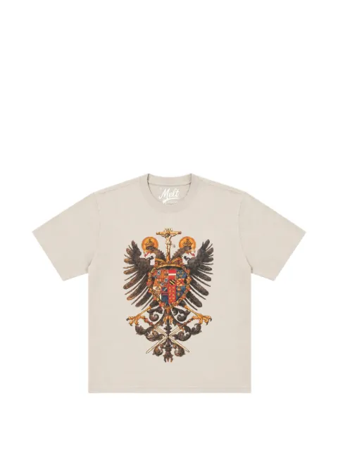 Melt graphic-print T-shirt Neutrals MS5446