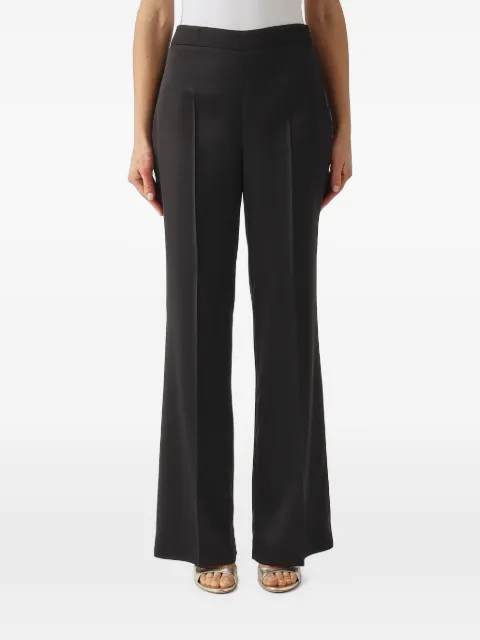 TWINSET pressed-crease wide-leg trousers Black 261TP2421