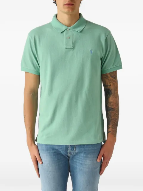 Polo Ralph Lauren logo-embroidered piqué Polo shirt Green 710536856