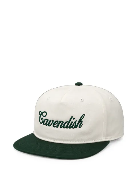 Cavendish logo-embroidered baseball cap White CAVHAT5026