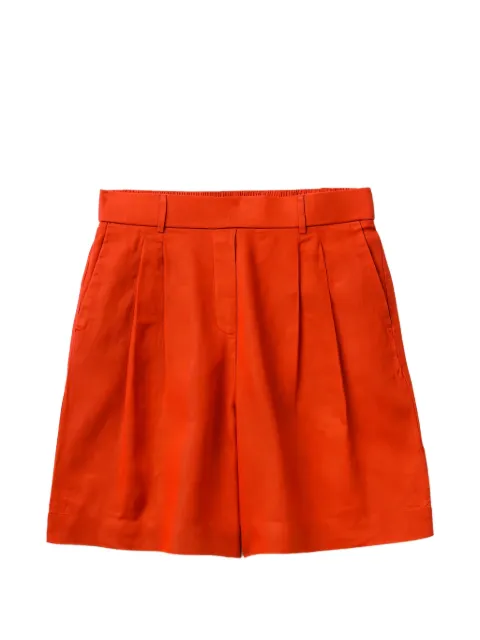 Benetton pleated bermuda shorts Red 4AGHD901V