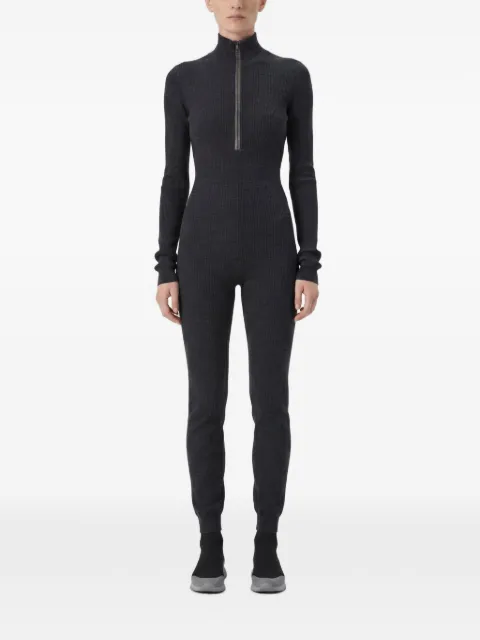 Brunello Cucinelli ribbed-knit wool jumpsuit Grey M14817699C055
