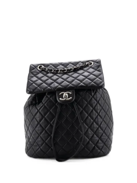 CHANEL Pre-Owned Urban Spirit Quilted Lambskin Large backpack Black VJ31S1PVQT9N5OJR