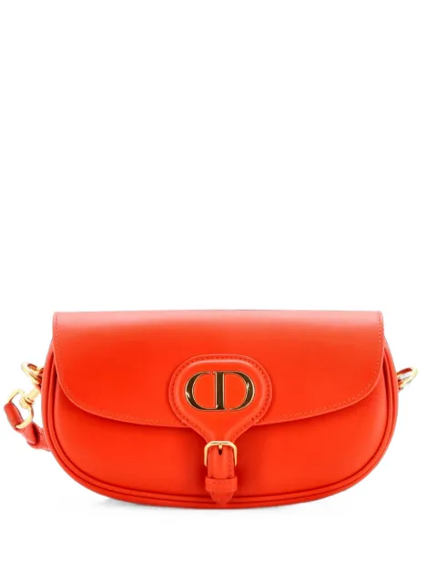 Christian Dior Pre-Owned Bobby Flap Bag Leather East West crossbody bag Orange EO4PUIUZ6Q3NFOR8