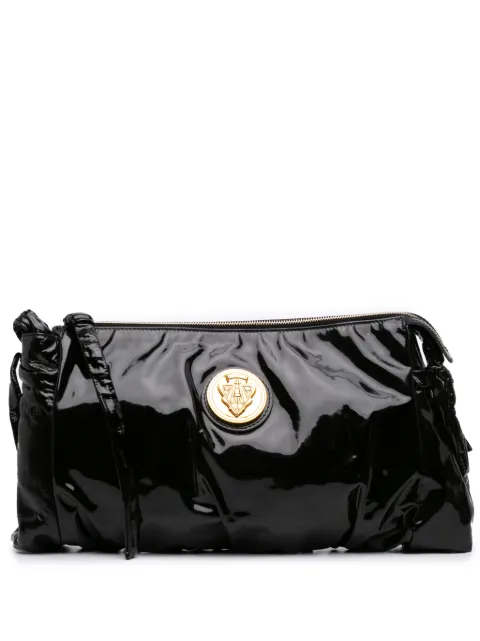 Gucci Pre-Owned 2016-2026 Large Patent Hysteria clutch bag Black R8YRQHBJHH2LG2MA