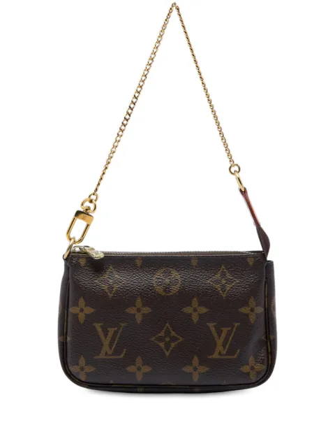 Louis Vuitton Pre-Owned 2021 Monogram Mini Pochette Accessoires handbag Brown 9FQJ1QY1DPXD9UA1