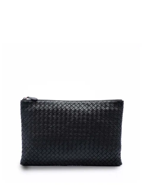 Bottega Veneta Pre-Owned 2012-2026 Nappa Intrecciato clutch bag Black Y7N0S6SN4GM9TUHM