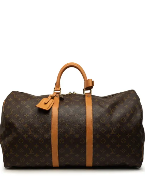Louis Vuitton Pre-Owned 1995 Monogram Keepall 55 travel bag Brown 2B6NVDQN00NRMGP2