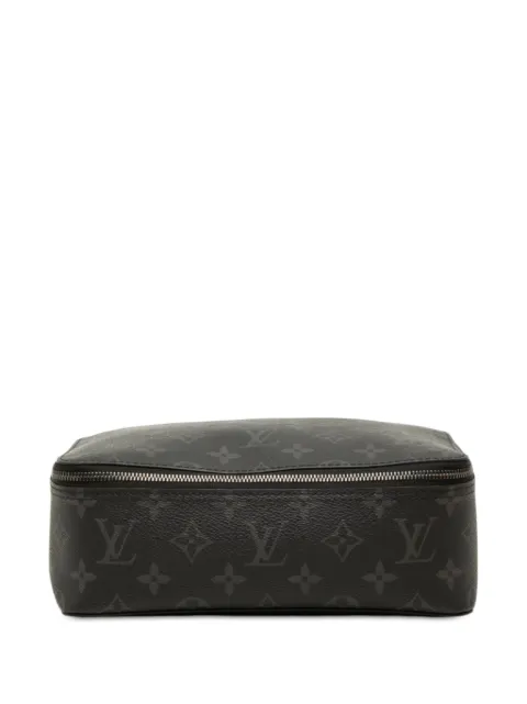 Louis Vuitton Pre-Owned 2021-2026 Monogram Eclipse Toilet Pouch GM clutch bag Black V9RDG0UAMSSL2SAL