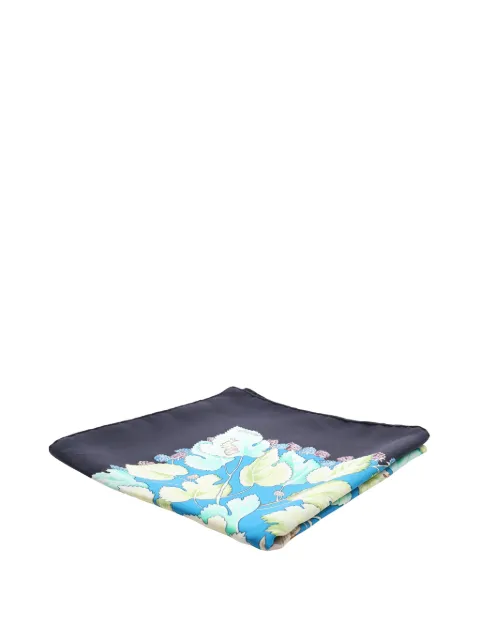 Hermès Pre-Owned 20th Century L Arbre de Soie Silk Scarf 90 scarves Black C46DXL36I5MRIBTY