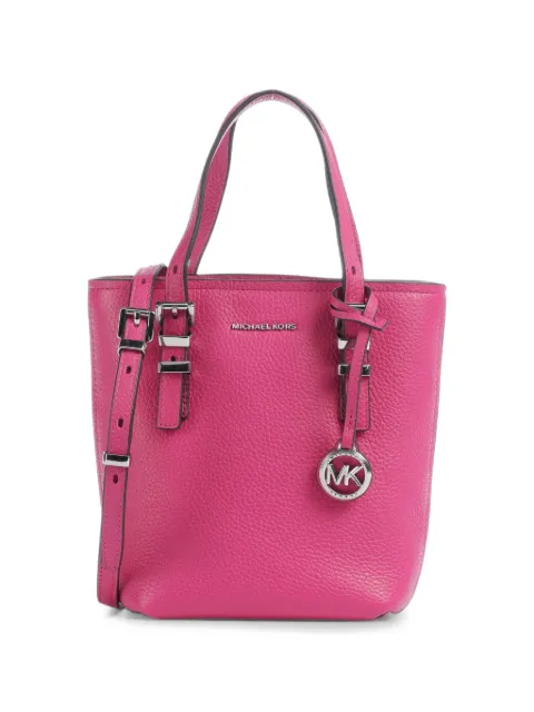 Michael Kors buckle-detail leather tote bag Pink 32S5SQNC0L