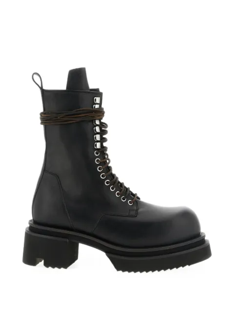Rick Owens Bogun lace-up boots Black RR02F4839LOO09