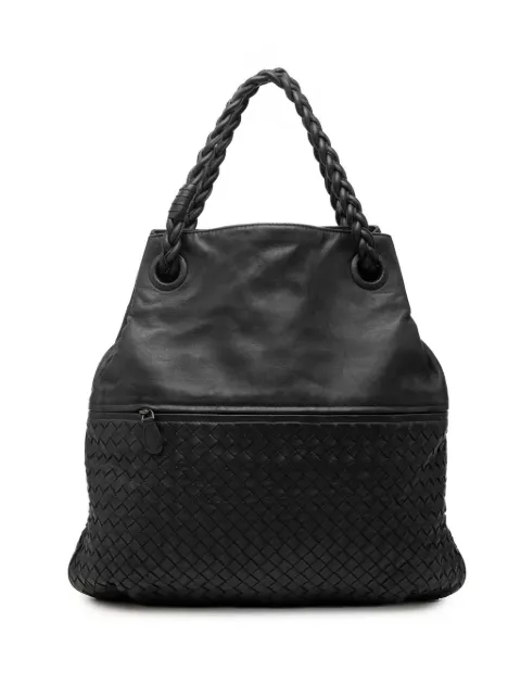 Bottega Veneta Pre-Owned 2012-2026 Nappa Intrecciato Julie tote bag Black S1BWACVIPD1Q6M4Q