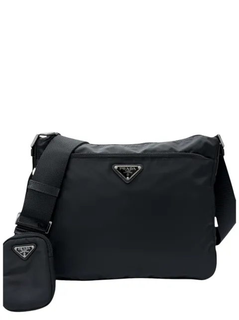 Prada Pre-Owned 2013-2026 Re Nylon Zip Top crossbody bag Black EH745WL977Q150O0
