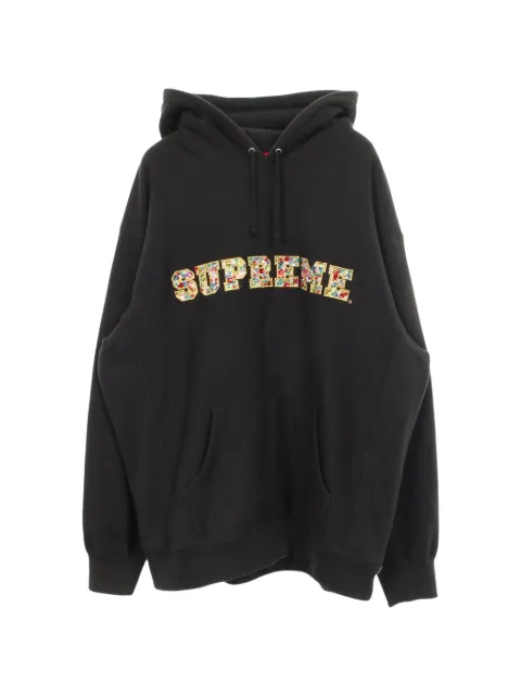 Supreme 2000s Jewels logo-print hoodie Black 1102819