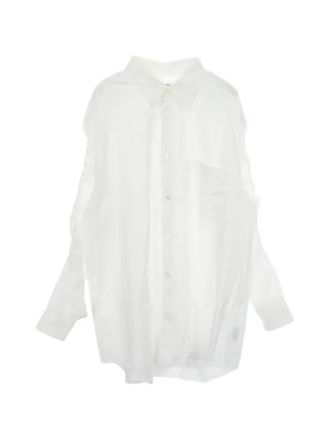 Comme Des Garçons Pre-Owned 2010s long-sleeved shirt White 1084678