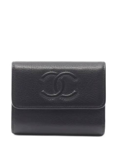 CHANEL Pre-Owned 2016-2017 Coco Mark coin purse Black 110411322820691