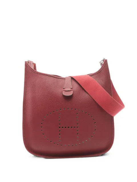 Hermès Pre-Owned 2000 PM Evelyne I shoulder bag Red 1103540DINSQUARE