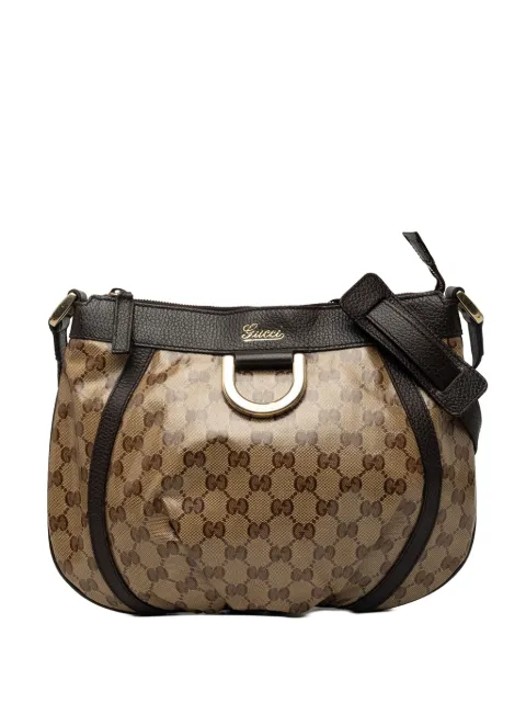 Gucci Pre-Owned 2000-2015 GG Crystal Abbey D Ring crossbody bag Neutrals OS2CJIHWIXYNRNT0