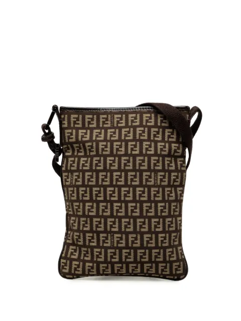 Fendi Pre-Owned 2000-2010 Zucchino Canvas crossbody bag Brown 59EPV81RSZNGNH0Y