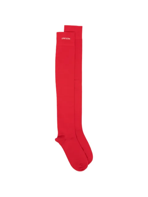 Stine Goya logo-embroidered socks Red SGA0262289