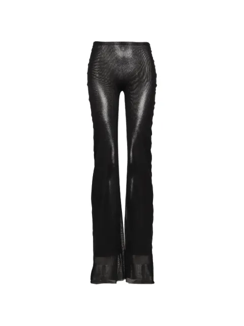 Jean Paul Gaultier Body Dust mesh trousers Black 2504WTR026M010P