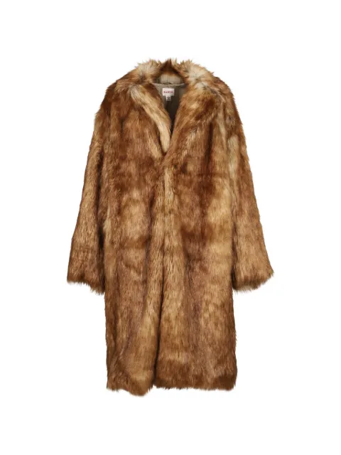 KAMIYA faux-fur coat Brown G17CT022BRW