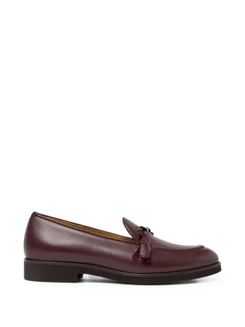 Scarosso Madison tassel loafers Red MADISONLOAFBURCALF