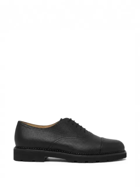 Scarosso Rupert hammered leather oxford shoes Black RUPERTOXFOBLACALF