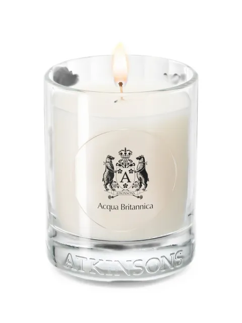 ATKINSONS Acqua Britannica scented candle White 8011003888085