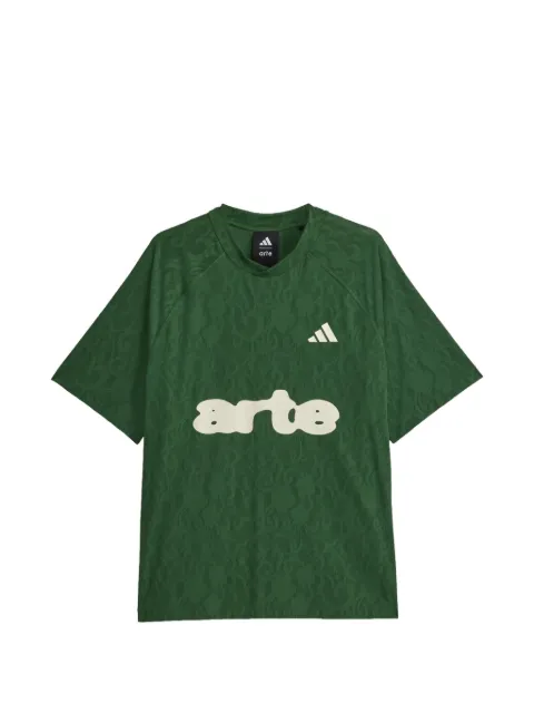 adidas x Arte Antwerp logo-print jacquard T-shirt Green KT3014