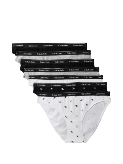 Calvin Klein logo-waistband pack briefs (set of 7) Multicolour LV00QD5320