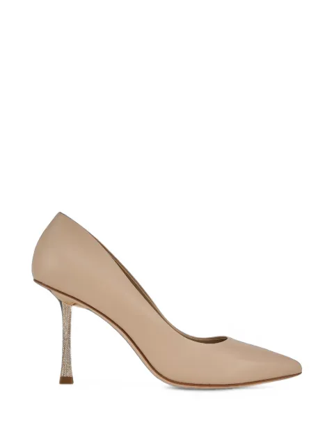 Kat Maconie Masoom crystal-embellished pumps Neutrals KMFMAS090006