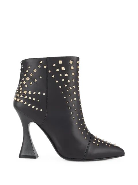Kat Maconie Samara stud-embellished leather ankle boots Black KMFSAM105001