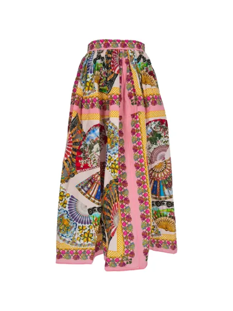 Dolce & Gabbana Pre-Owned printed midi skirt Pink RFCPUGBCL779715W
