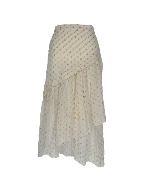Stella McCartney Pre-Owned polka dot-print midi skirts White RFCPUGBCL779694W