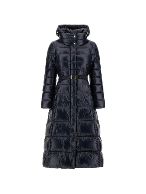 Herno belted hooded coat Blue PI002316D12017Z