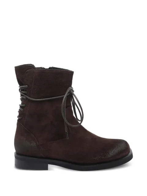 POEVE Arlo lace-up ankle boots Brown JMA3MARRONE