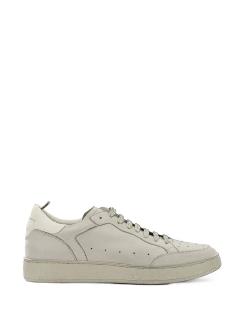 Officine Creative The Answer 005 perforated leather sneakers Neutrals THEANSWER005SNBKGIANOCALCTOFU