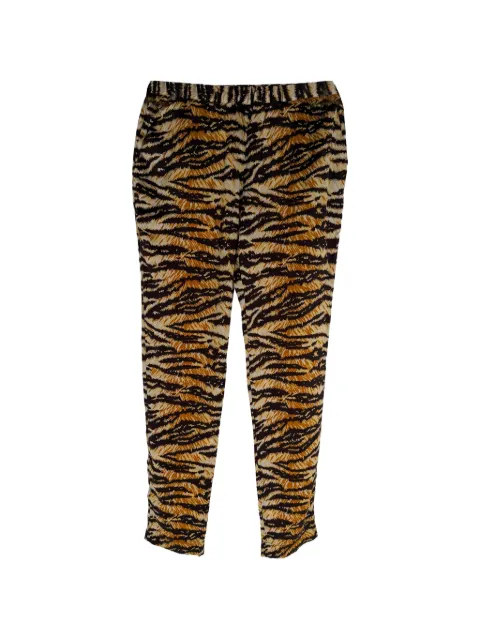Dolce & Gabbana Pre-Owned printed straight-leg trousers Black RFCPUGBCL777603W