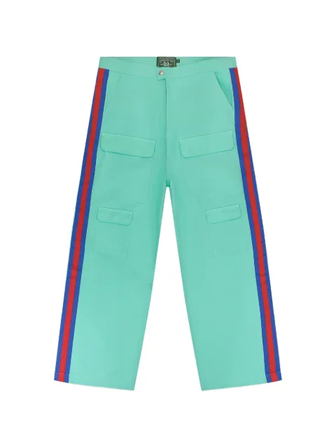 Denim Tears side-stripe cargo trousers Green DT940