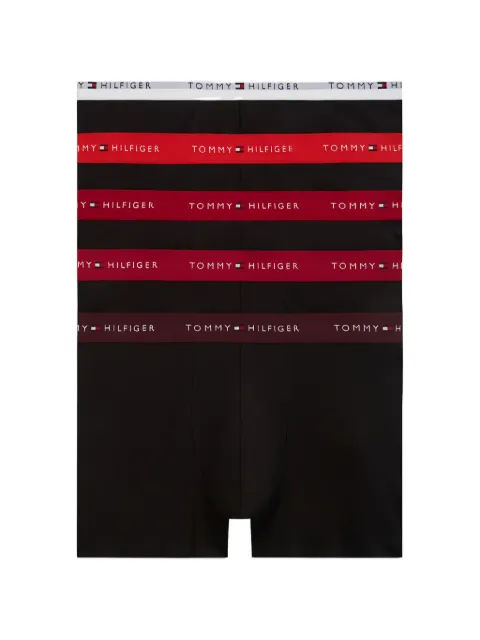 Tommy Hilfiger logo-waistband trunks (set of four) Black FUM0UM03893