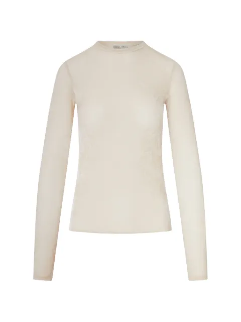 Forte Forte sheer long-sleeve T-shirt White 15390