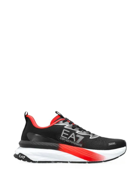Ea7 Emporio Armani Crusher Sonic logo-print lace-up sneakers Black 7X000603AF22914