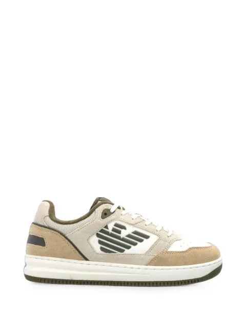Ea7 Emporio Armani logo-patch sneakers Neutrals 7X000912AF23110