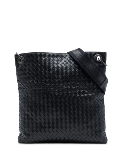 Bottega Veneta Pre-Owned 2010 Nappa Intrecciato crossbody bag Black YSPJZF0R8OMMSSXT