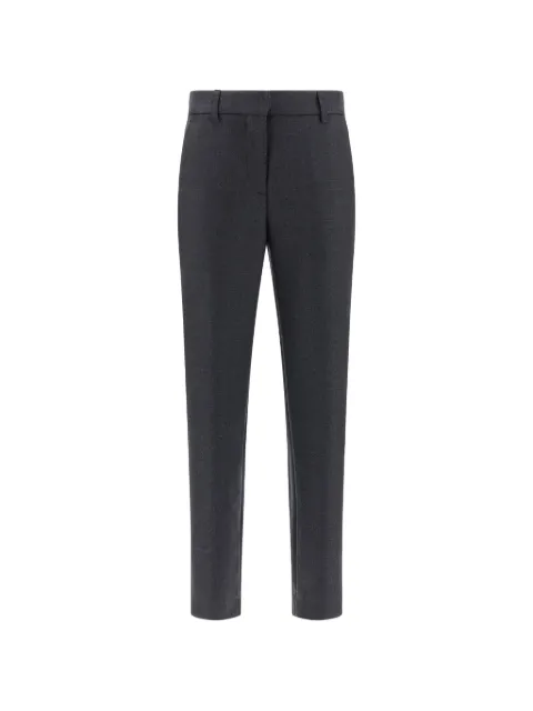 Paul & Shark wool twill tapered trousers Grey 16354082013